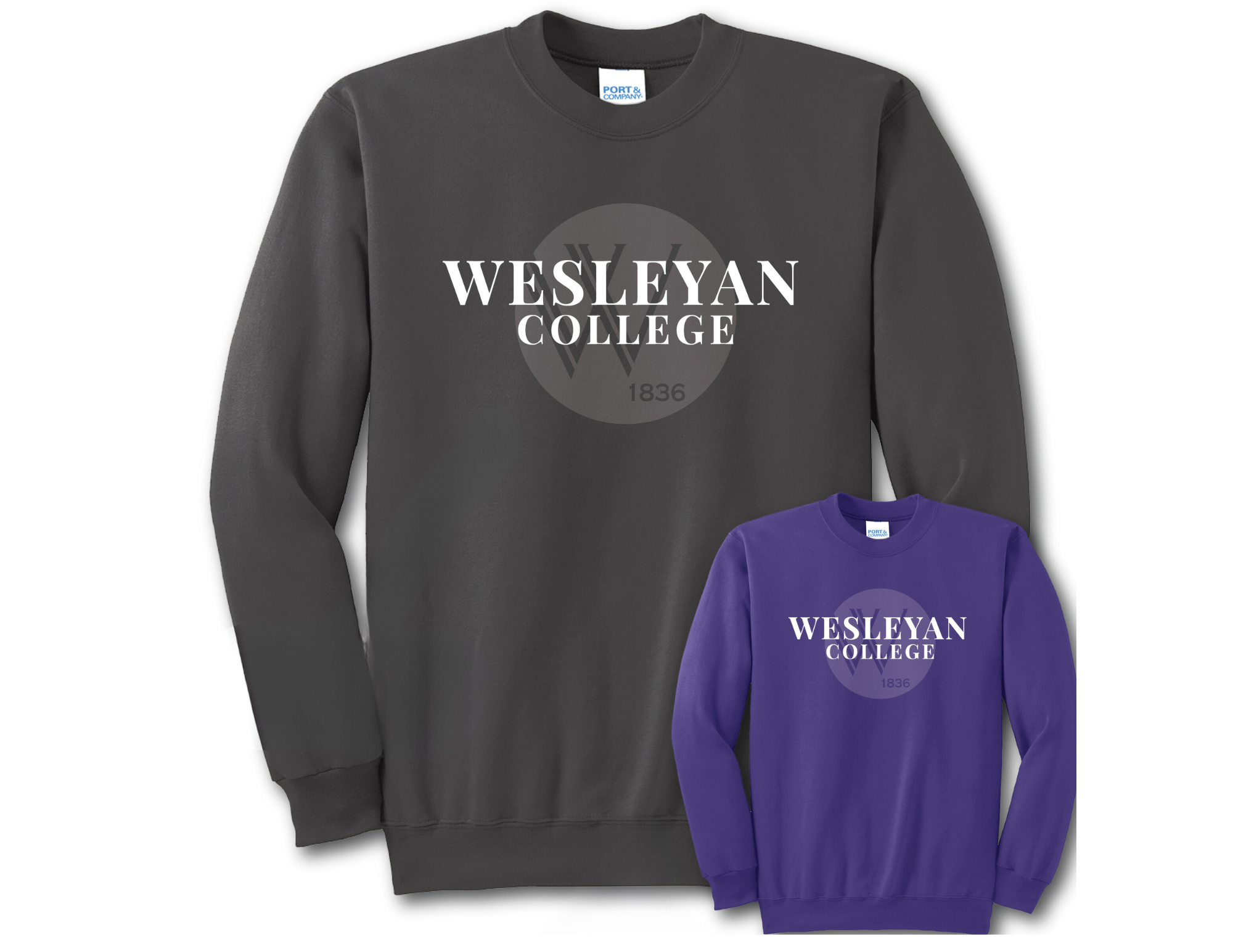 Wesleyan sweatshirt top